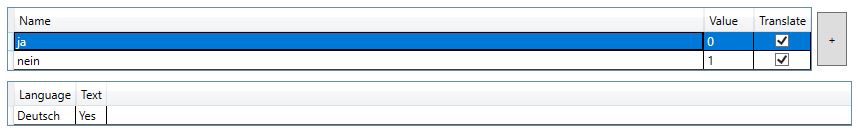 Enum options