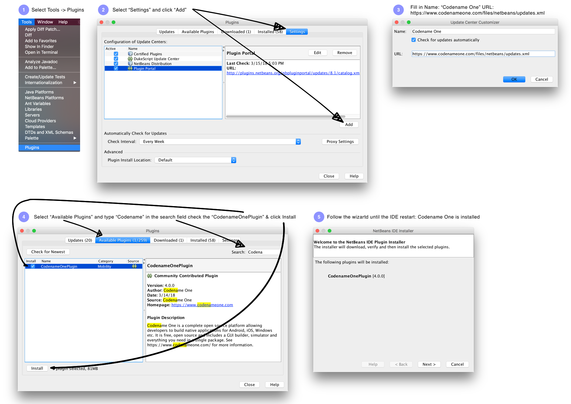 NetBeans Installation Instructions