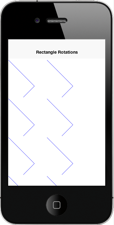 Rotating the rectangle with wrong pivot point