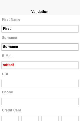 Validation and Regular Expressions