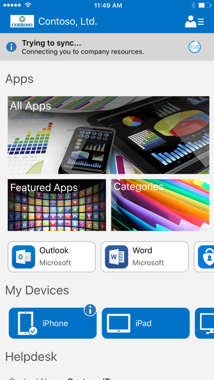 Trying to sync notification