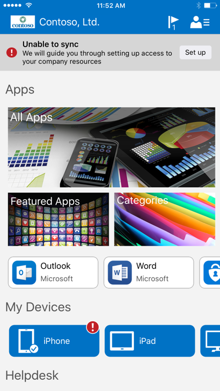 Unable to sync notification