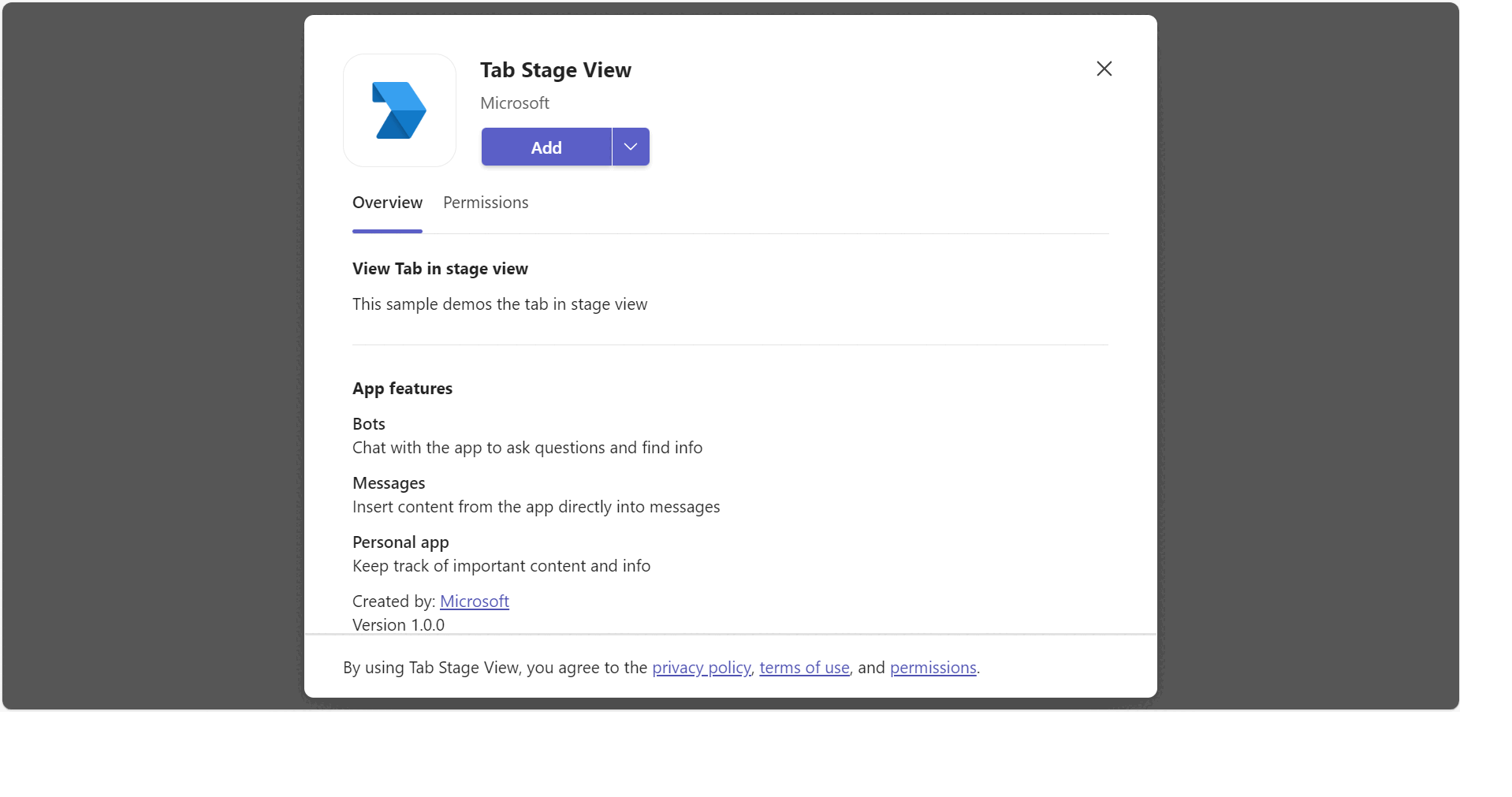 TabStageView Modules