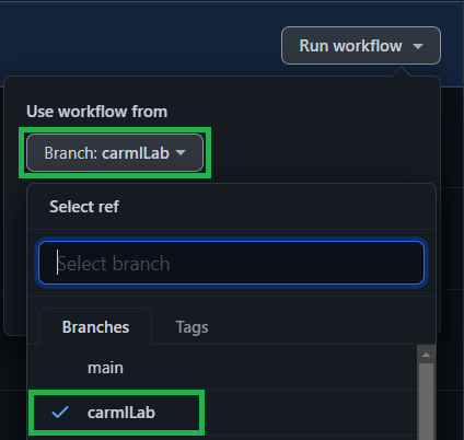 Select branch