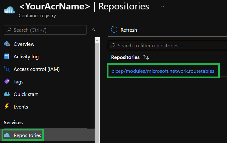 Verify in the Azure portal what version was published