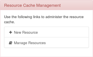 Resource Management Options