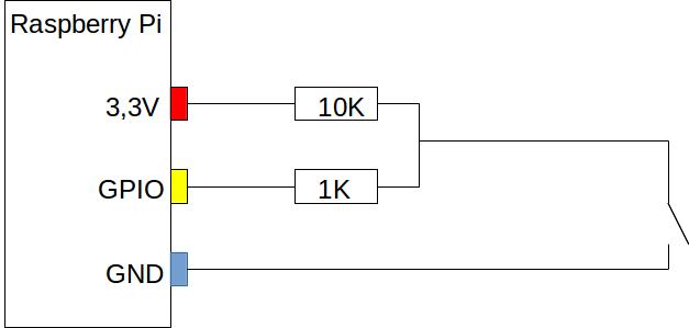 Raspberry Pi pull up for switch